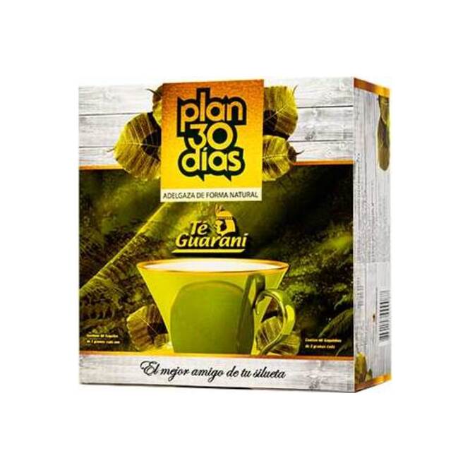 Té Guaraní Plan 30 días 60 saquitos