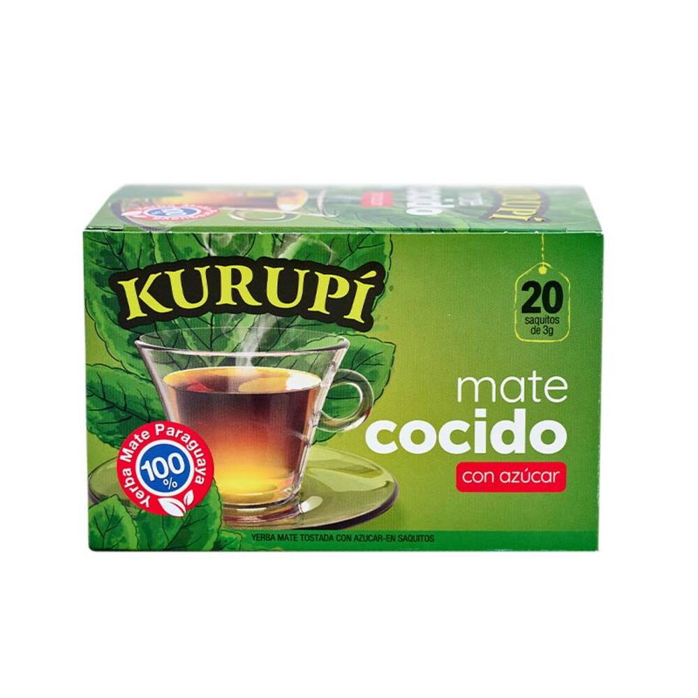 Mate Cocido Kurupi 20 saquitos