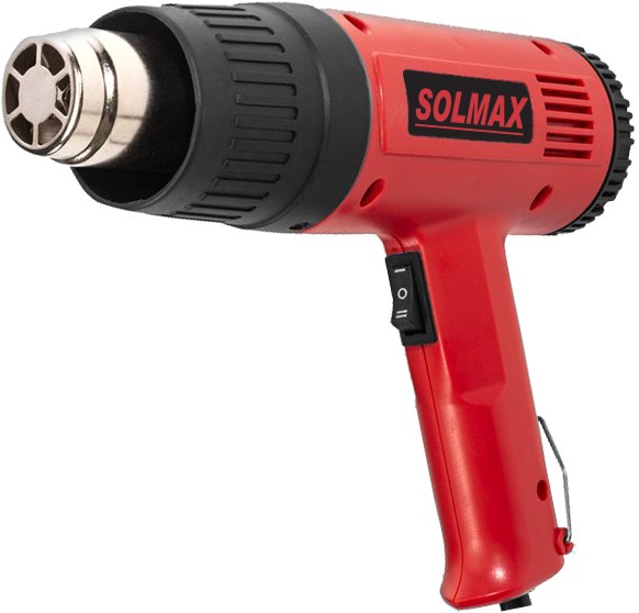 Maq. Pistola Calor Regul. 1500W SMHG1500 Solmax