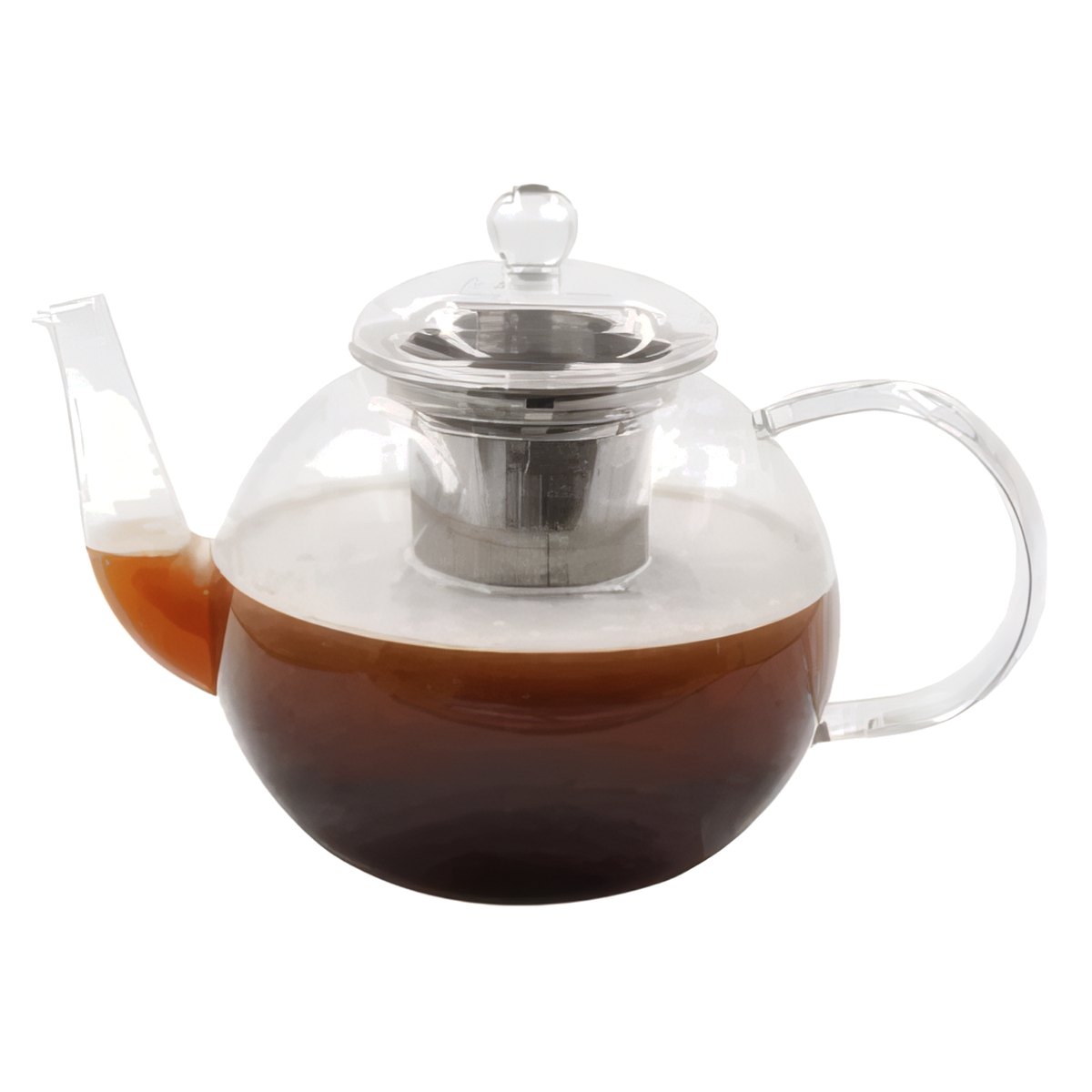 Tetera 1500ML Vidrio Borosil Infusor A.INOX