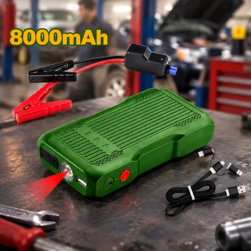 Arrancador Auxiliar inalambrico (12V 200-400A) Jadever