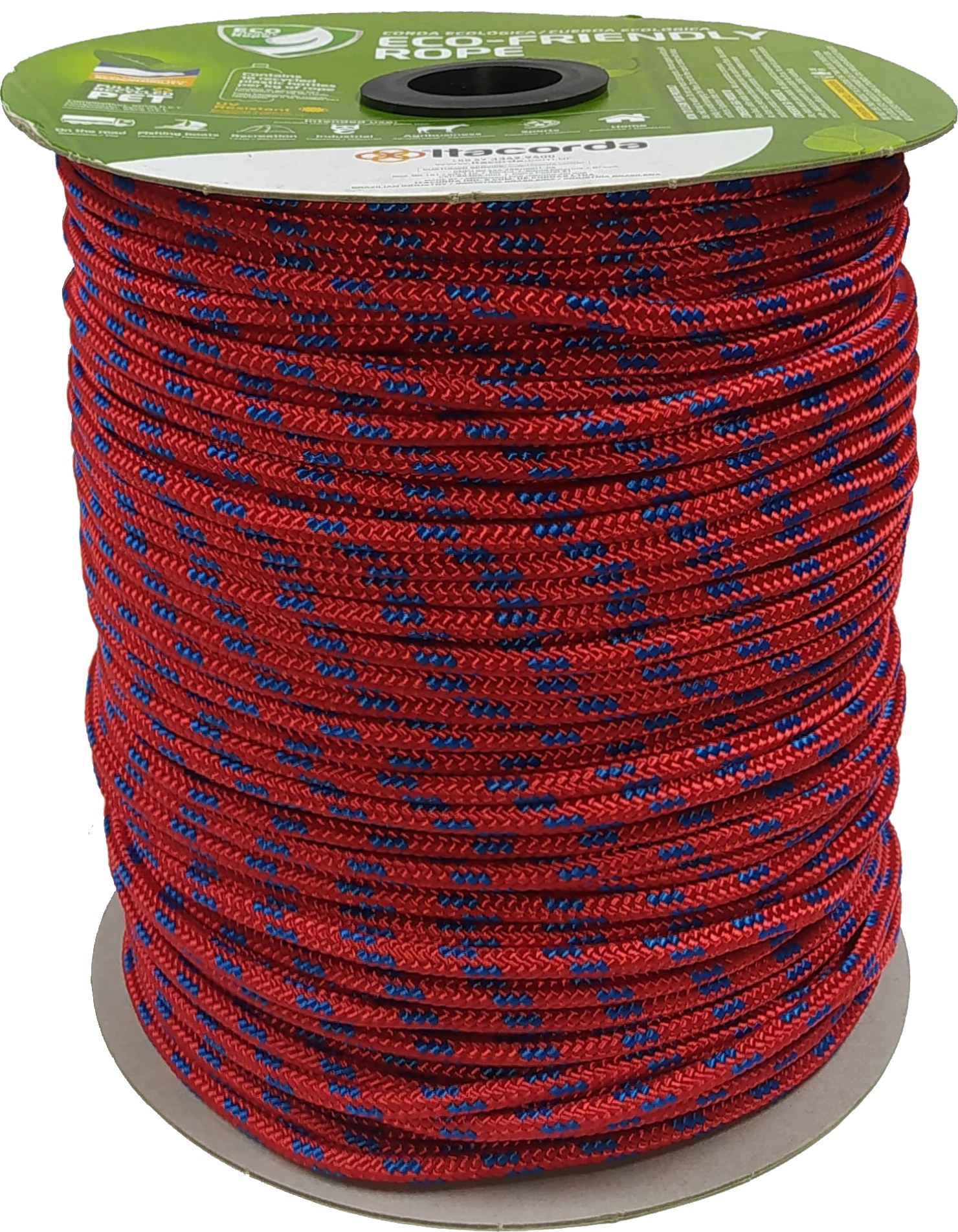 Piola Ecofriendly 8MM Rojo Clasico 233M