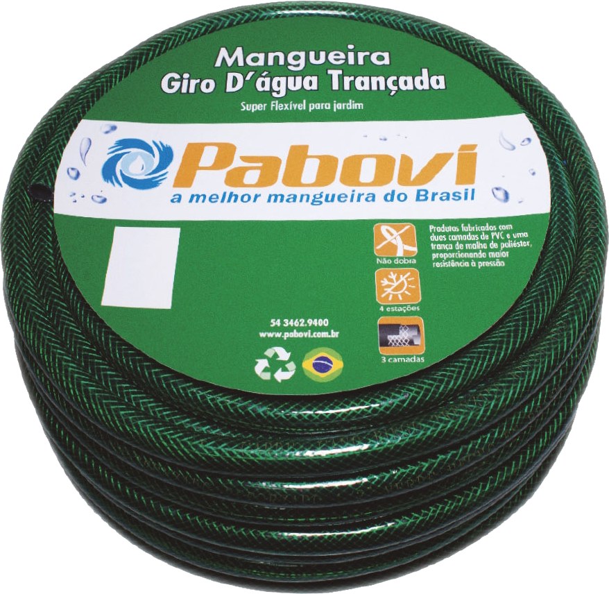Manguera Jardin Verde 1/2" Trenz 15M Pabovi