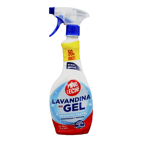 Lavandina en Gel Desinfectante Pino Leche 480Ml