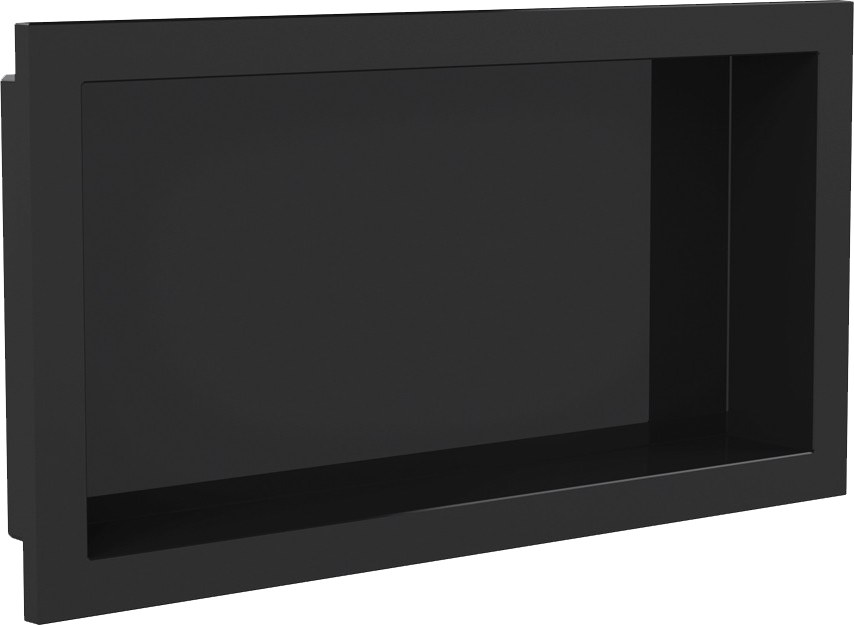 Nicho Pared Baño 30X60CM Negro Metasul
