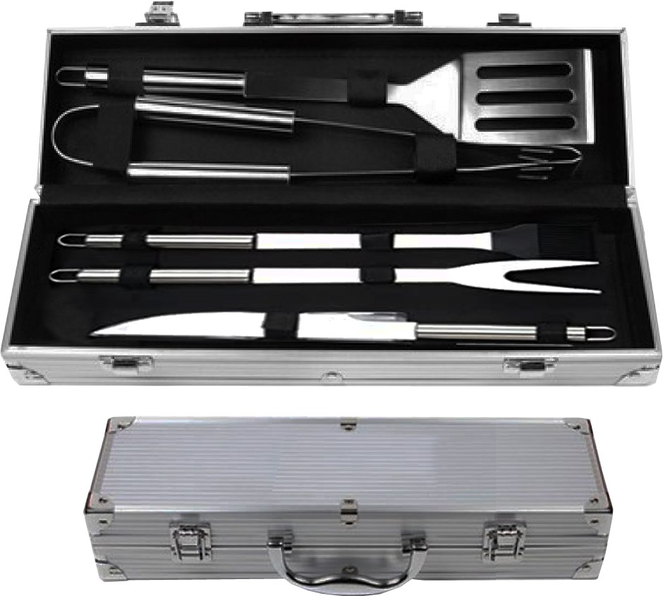 Juego Asado 5 PZ Maletin 1911Y038