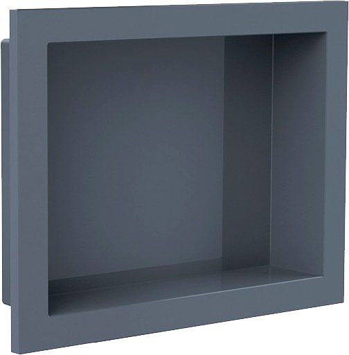 Nicho Pared Baño 30X40CM Gris Oscuro Metasul