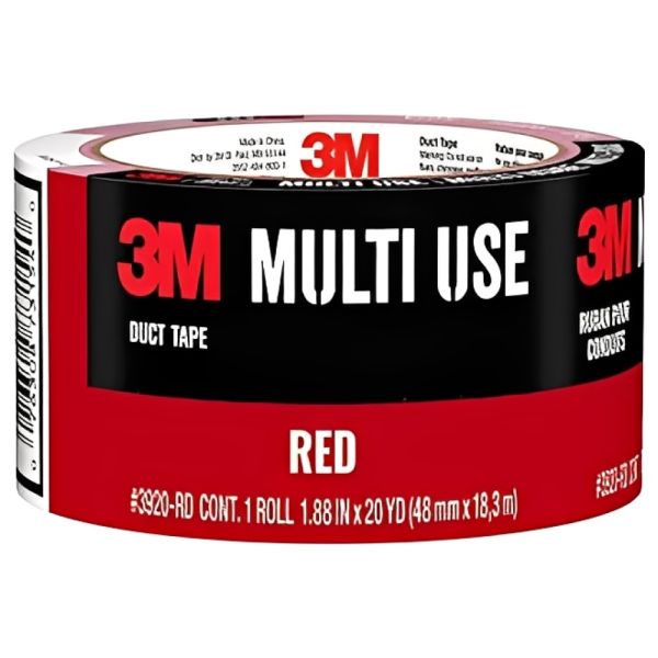 Cinta americana multiuso roja 3M 48 mm x 18.2 m