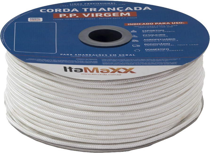 Piola Marina PP 6MM Blanco 150M