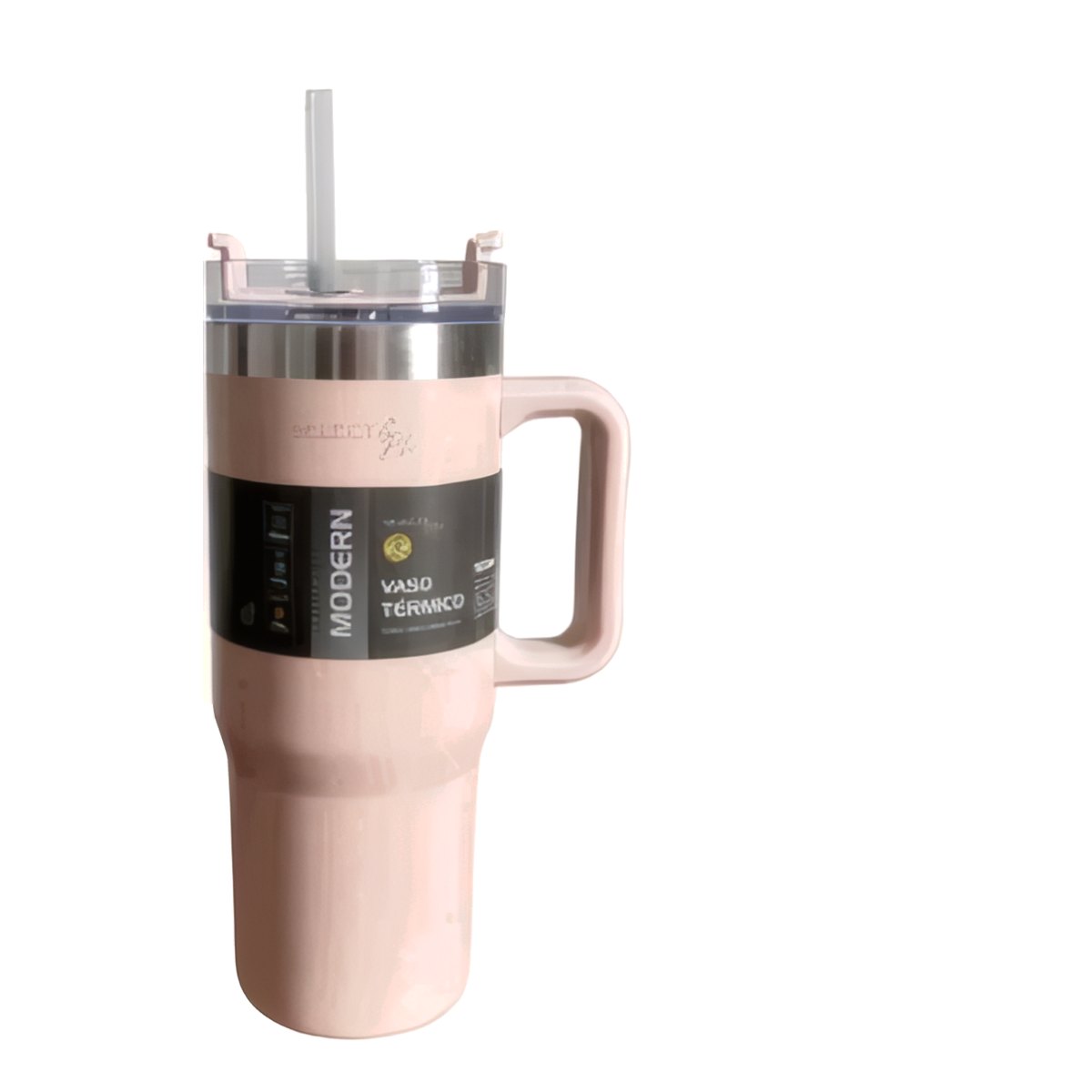 Mug Travel Termico 900ML Acero INOX Rosa Selecta