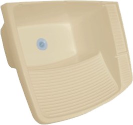 Pileta Plast. P/ Lavadero 15L Beige Metasul