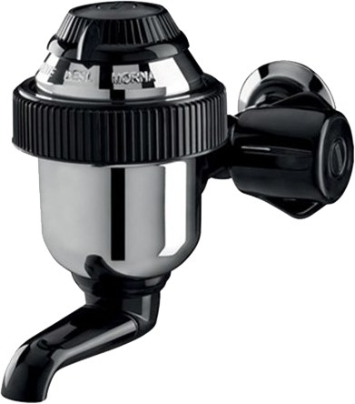 Canilla Electrica Sintex Pico Bajo Pared Negro 4400W 220V E270