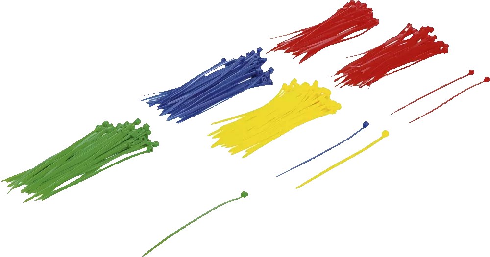 Cintillo Colores Surtidos 2.4X100MM 200PZS 80875 Bgs