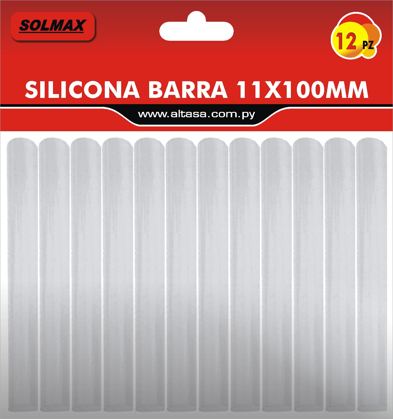 Silicona Barra 11X100MM 12PZ G005752