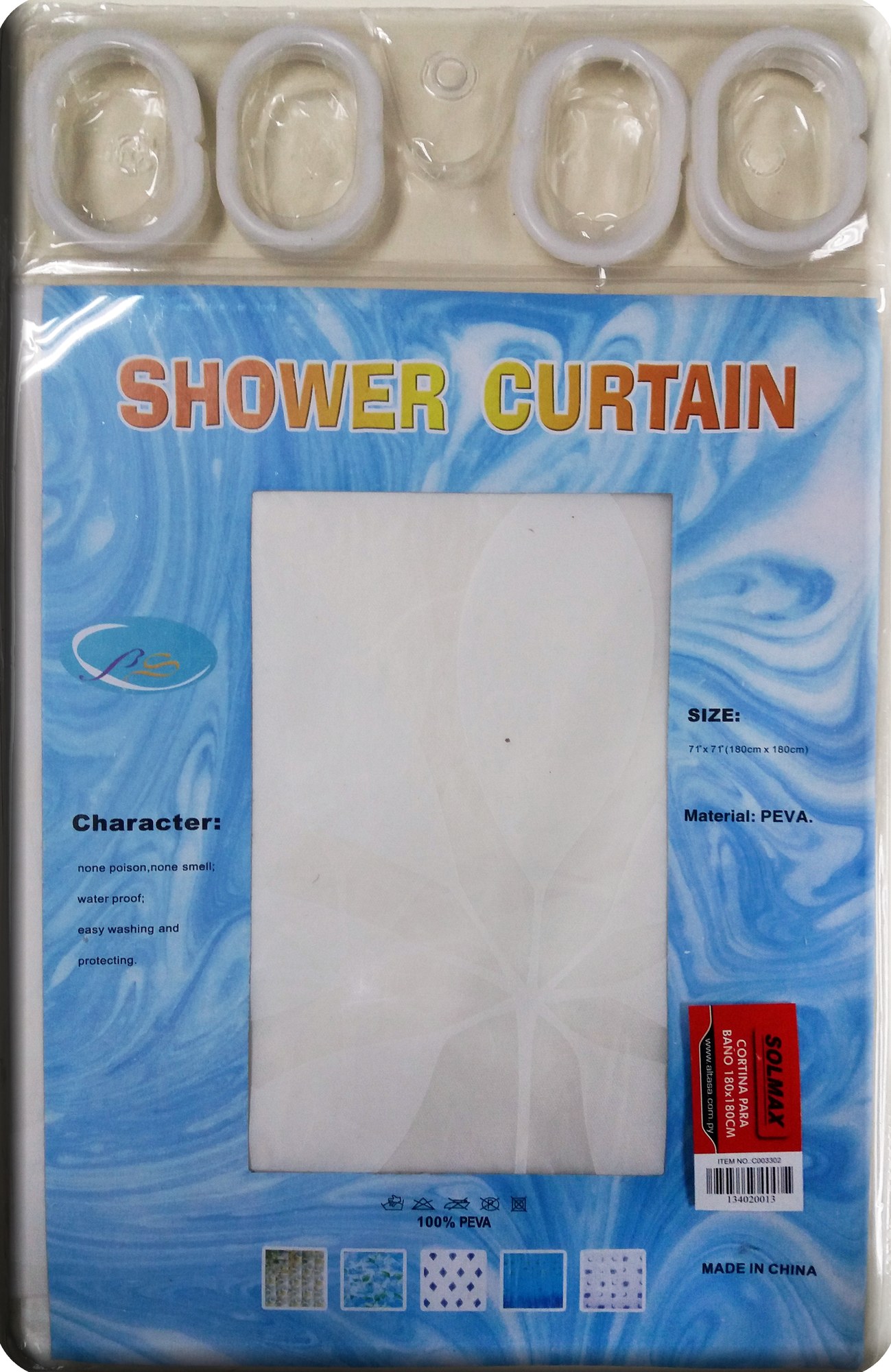 Cortina Baño 180X180CM C003302