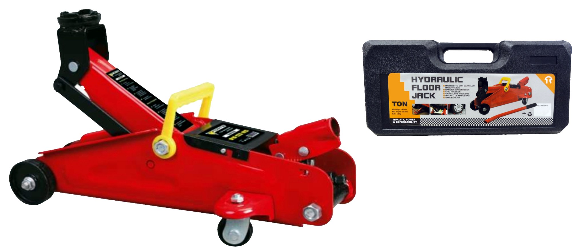 Gato Hidraulico 2TN Yacare Maletin TA820011S