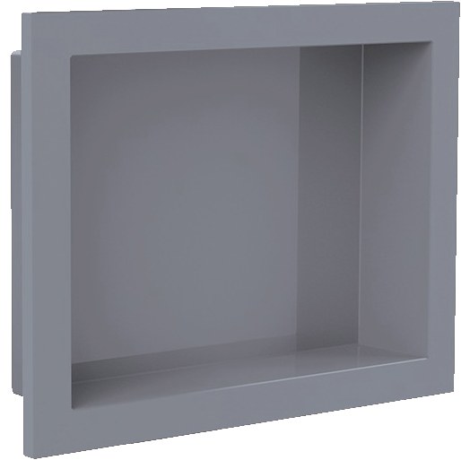 Nicho Pared Baño 30X40CM Gris Claro Metasul