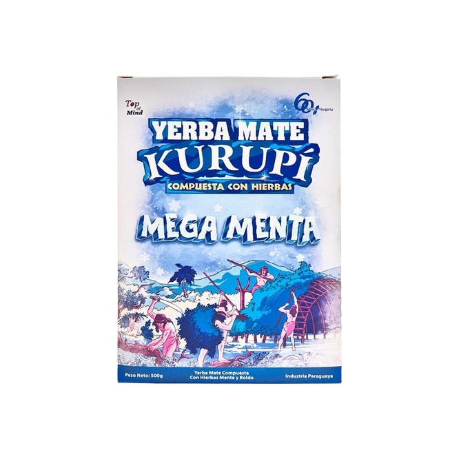 Yerba mate Kurupi Tereré Mega Menta 500g
