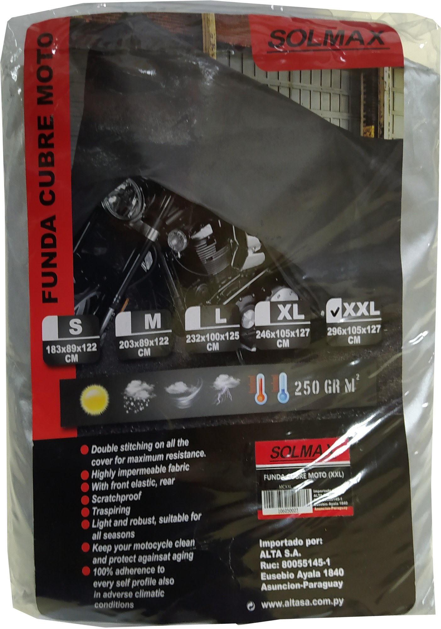 Funda Cubre Moto (xxl) MD-MCXXL