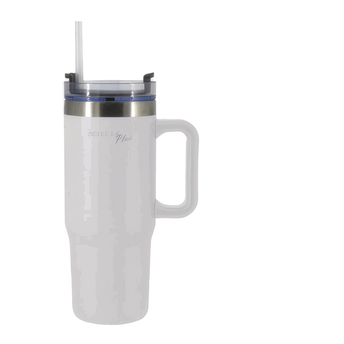 Mug Travel Termico 900ML Acero INOX Blanco Selecta