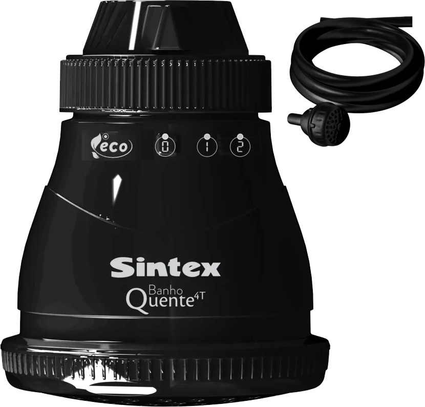 Ducha Electrica Negra Sintex 4T Baño Quente 7000W BQPC270