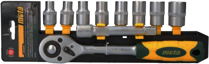 Llave Tubo Torx Hembra 1/2" 10PZ EK631