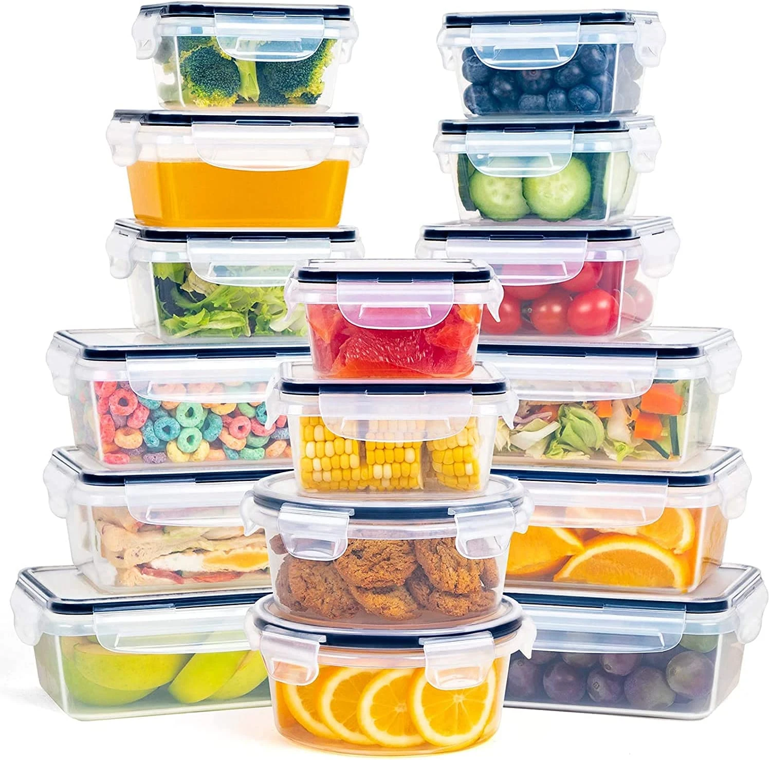 Set de Recipientes Herméticos Croix 16PCS CRT-006