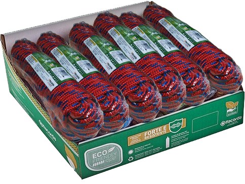 Piola Ecofriendly 6MM Rojo Clasico Pieza 20M